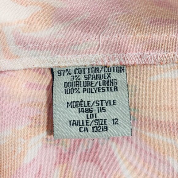 colorful floral print jacket Jessica sport sz 12 - Picture 16 of 16